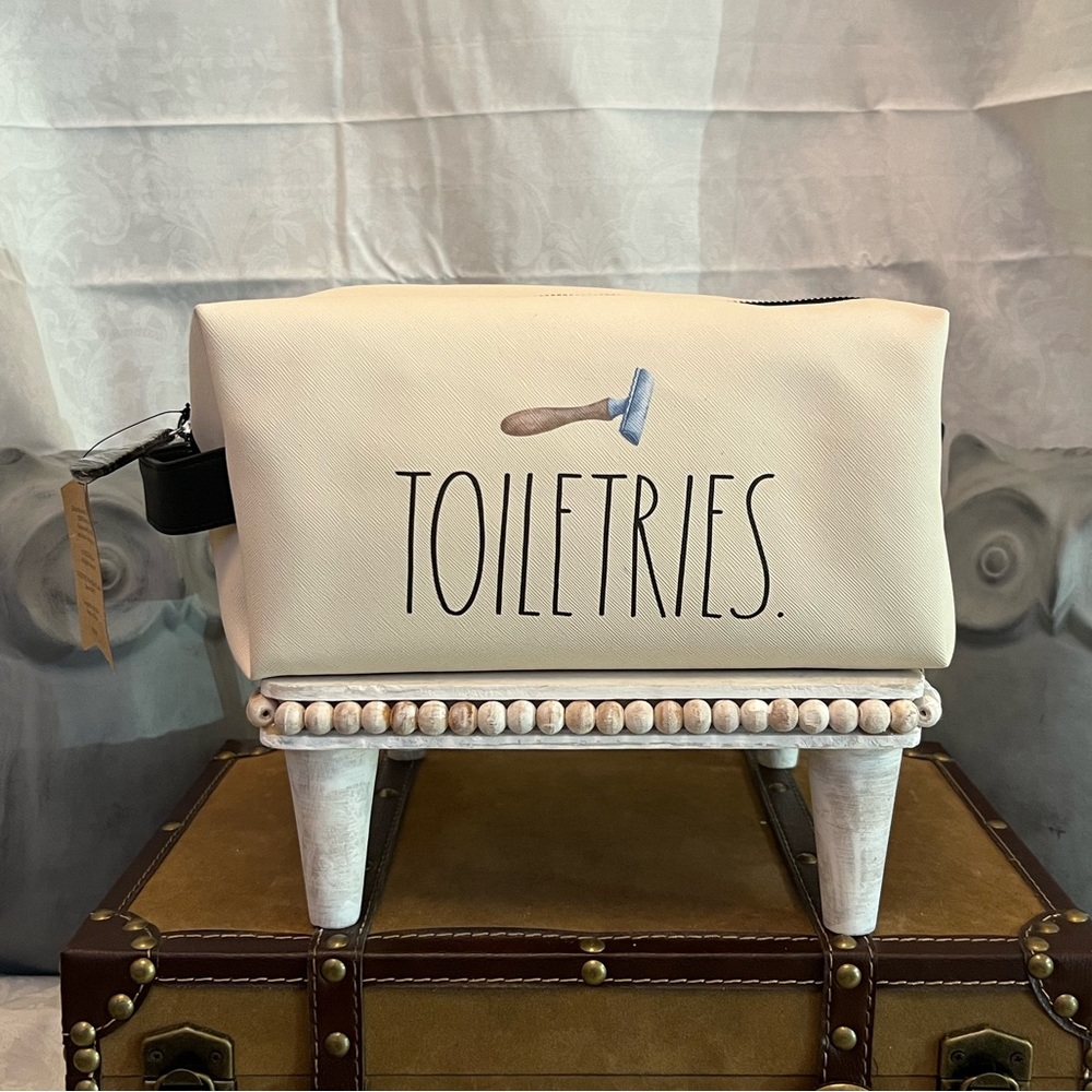 Rae Dunn "TOILETRIES" Toiletry Bag